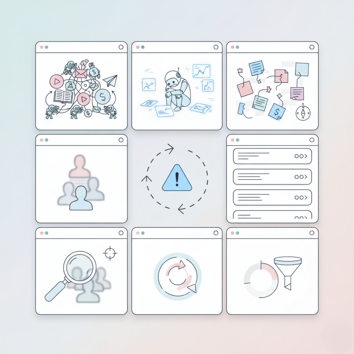 Pain-points / Collage