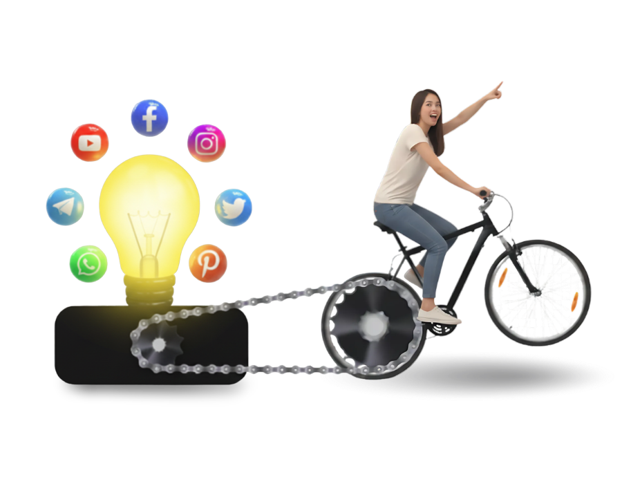 Bóng đèn tối và cô gái đạp xe cùng mạng xã hội